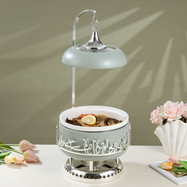 Serving Buffet - M From Jiwar - Light Green + Silver