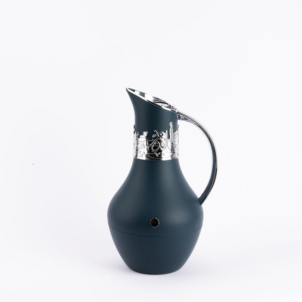 Vacuum Flask For Tea And Coffee From Ather - Blue + Sliver