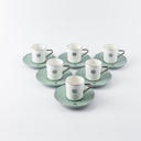 Turkish Coffee Set From Rossete - Blue