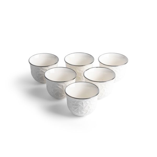 Arabic Coffee Sets From Crown - Silver