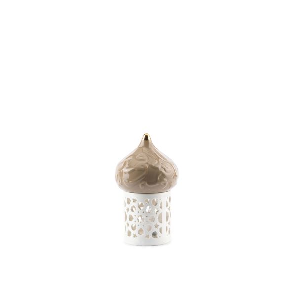 Small Electronic Candle From Diwan -  Coffee