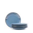 Serving Plates 6 Pcs From Joud - Blue