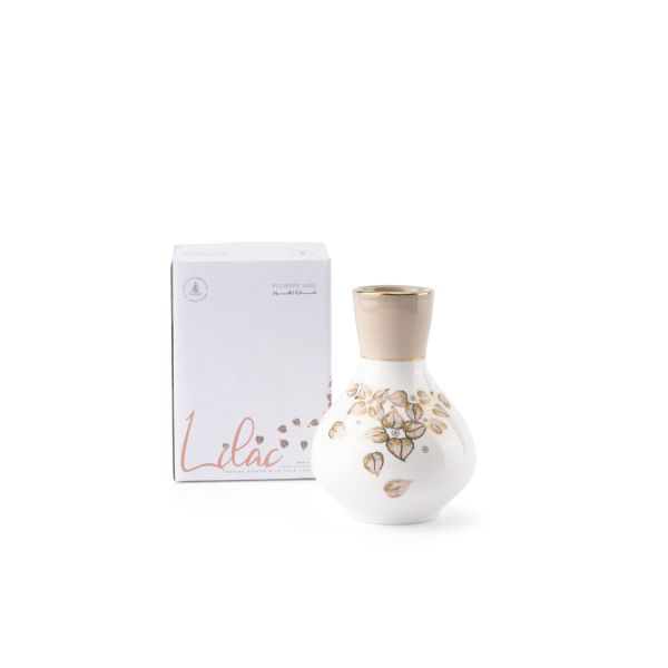 Flower Vase From Lilac - Beige