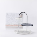 Serving Stand From Ather - Blue + Sliver