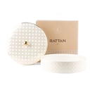 Large Date Bowl From Rattan - Pearl