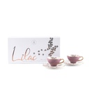 Turkish  Coffee Set 12Pcs From Lilac - Purple