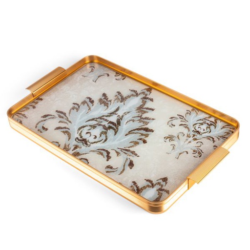 [AM1152] Aluminium Tray From Harir - Brown