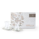 Tea Glass Sets From Amal - Grey