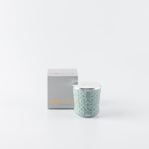 [ET2194] Small Luxury Scented candle From Rosette - Blue