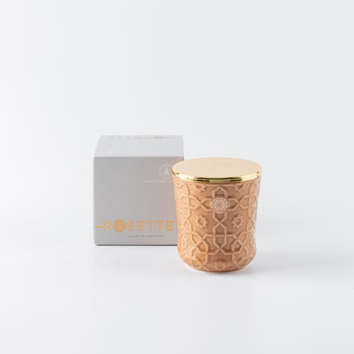 [ET2200] Large Luxury Scented candle From Rosette - Orange