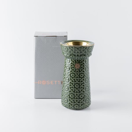[ET2222] Incense Burner From Rosette - Green