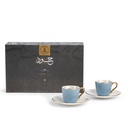 Turkish  Coffee Set 12Pcs From Joud - Blue